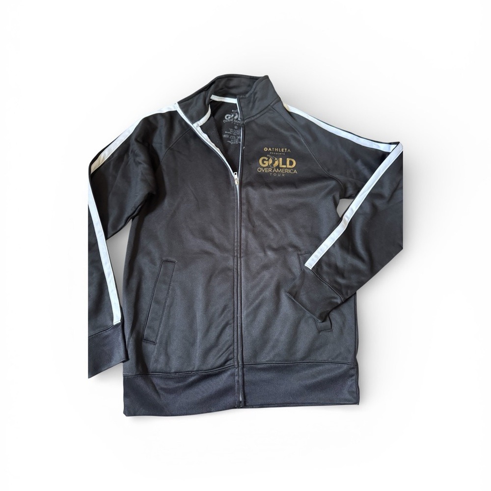 Athleta Gold Over America tour zip ups